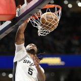 Stephon Castle et sa Team C joueront le All-Star Game de NBA dimanche KEYSTONE/AP/Nick Wass